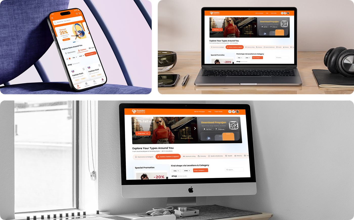 Proyjon Shop – Multi-Vendor E-commerce SaaS Solution